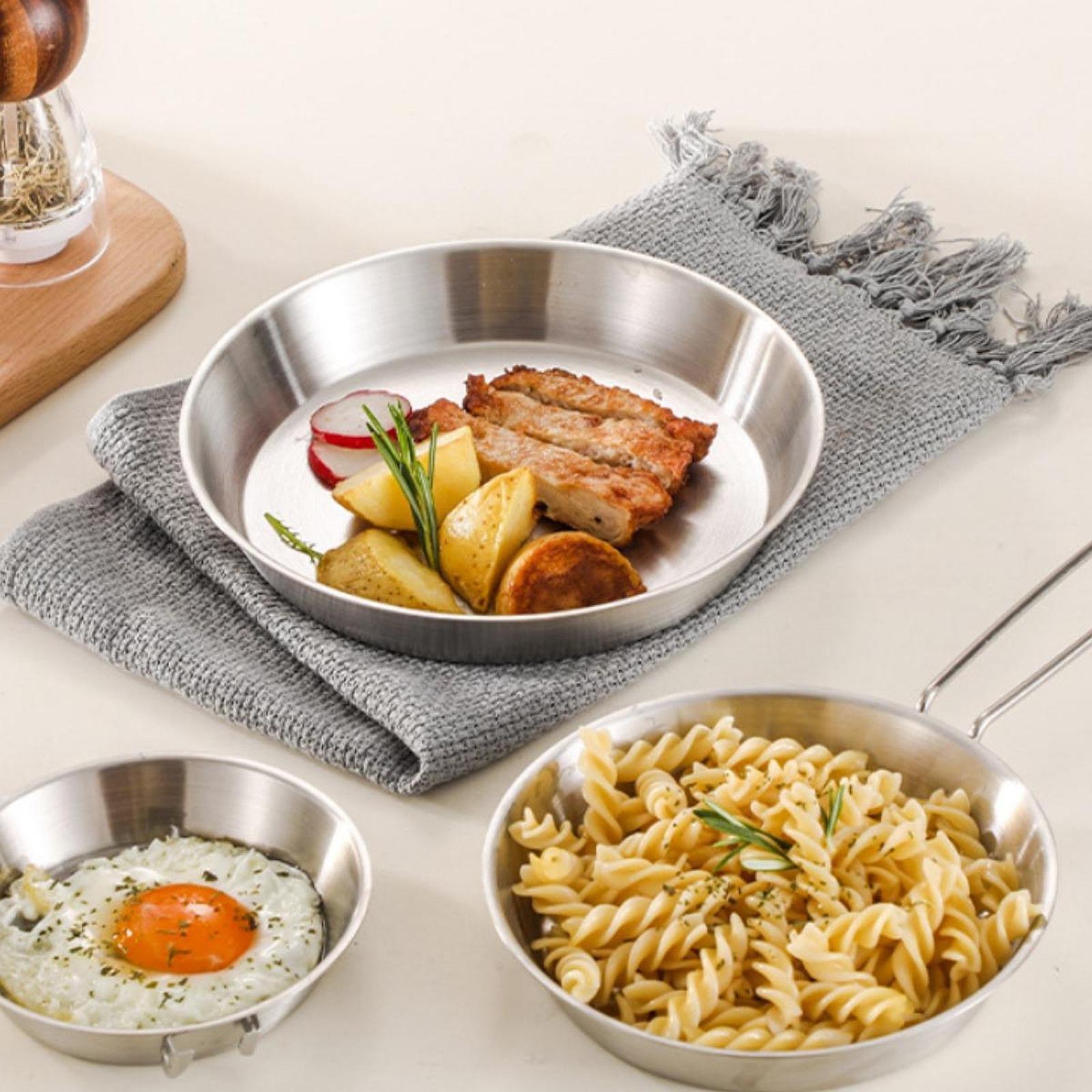 Camping Cooking Frying Pan - Foldable Camping Fry Pan Stainless Steel