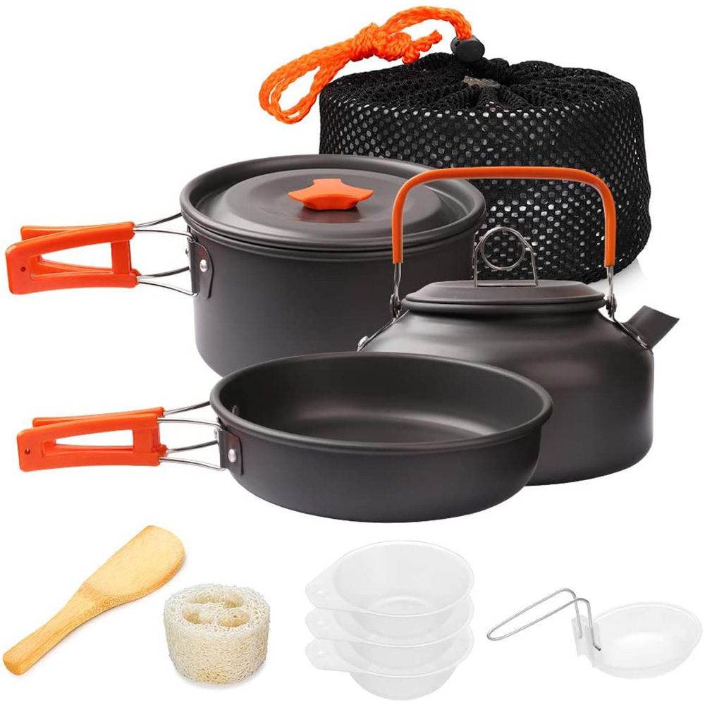 Camping Cooking Pack - Cắm Trại Nồi Bộ Ngoài Trời