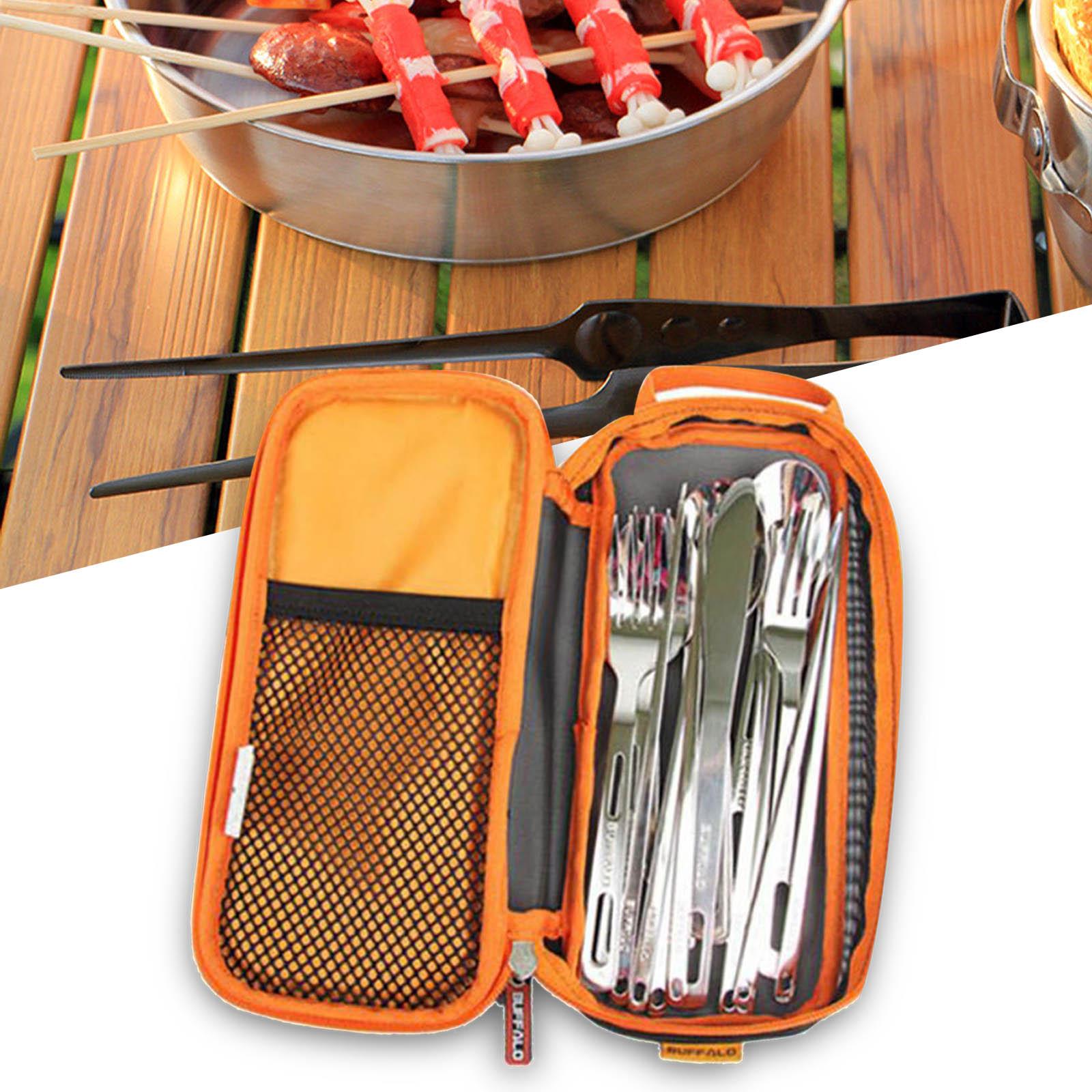 Camping Cooking Utensil Holder - Camping Silverware Cutlery Organizer Utensil Picnic
