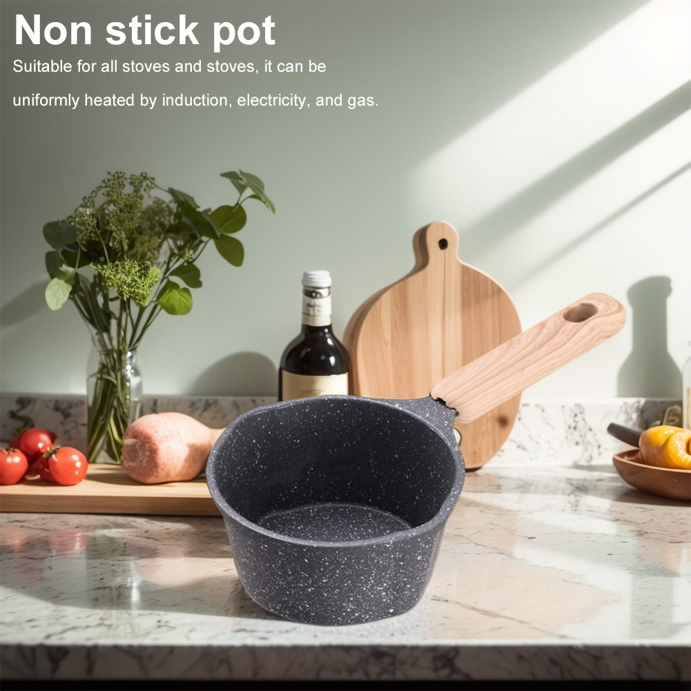 Mini Boiling Pan Wooden Handle - đánh giá và giá Camping Cooking Frying Pan
