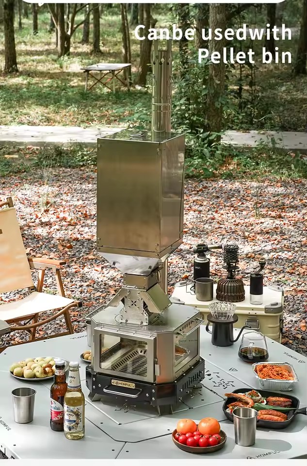 HOMFUL Portable Firewood Stove - đánh giá và giá Camping Cooking Pack