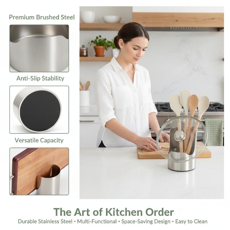 Stainless Steel Soup Ladle Hol - đánh giá và giá Camping Cooking Utensil Holder