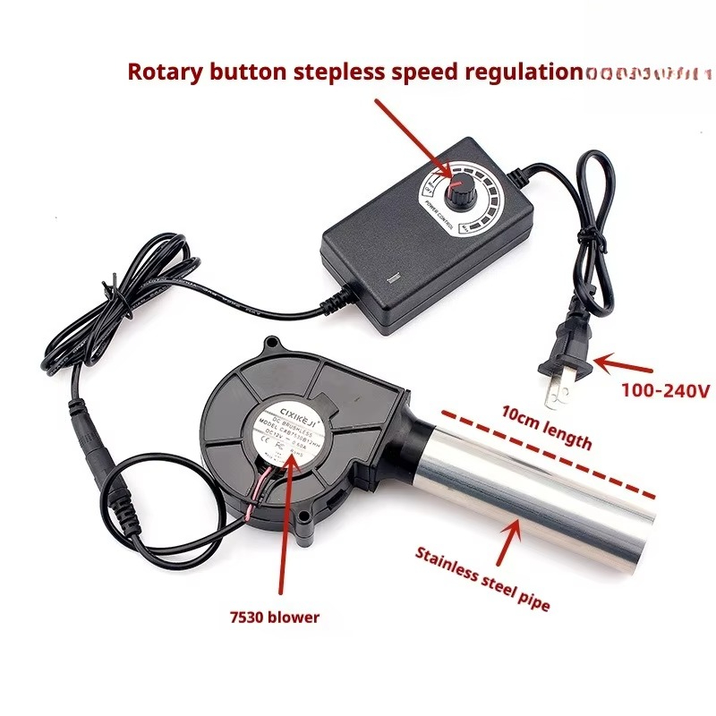 220V BBQ Fan Small Blast Engin - đánh giá và giá Camping Cooking Uk
