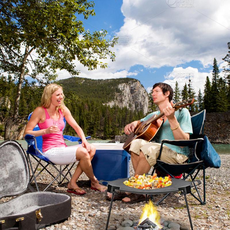 Detachable Grill Vertical Trip - đánh giá và giá Camping Cooking Tripod