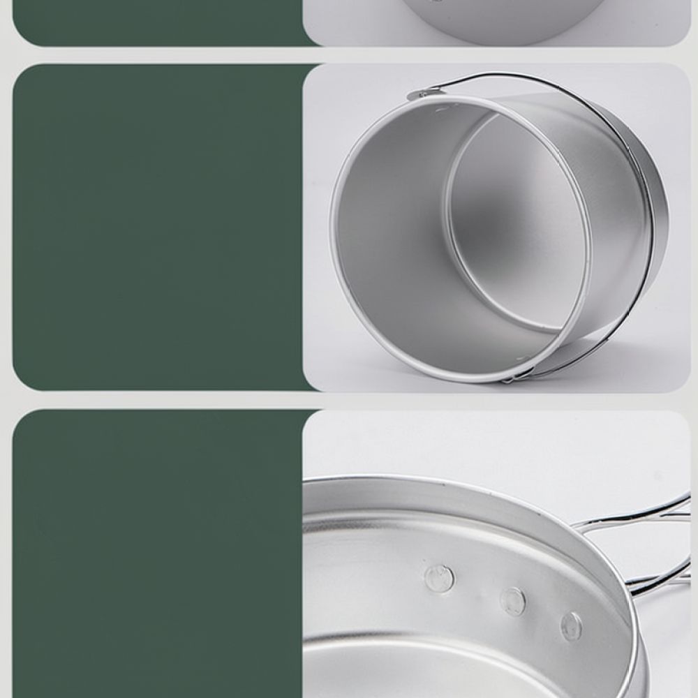 Portable Aluminum Camping Cook - đánh giá và giá Camping Cooking Mess Kit
