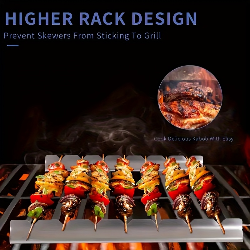 2pcs Kebab Rack Kebab Stands S - đánh giá và giá Camping Cooking Utensil Holder