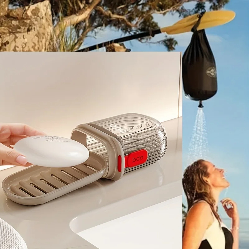 Portable Soap Box Travel Leakp - đánh giá và giá Camping Cooking Utensil Holder
