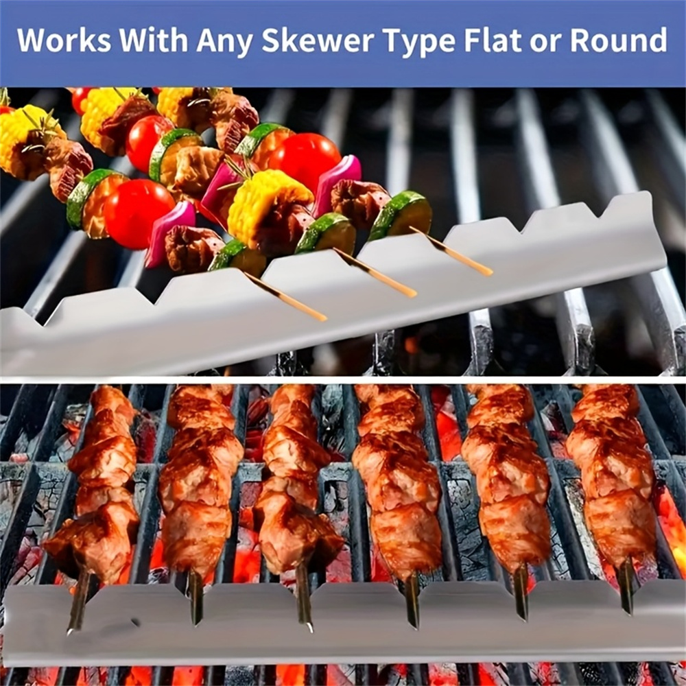 2pcs Kebab Rack Kebab Stands S - đánh giá và giá Camping Cooking Utensil Holder