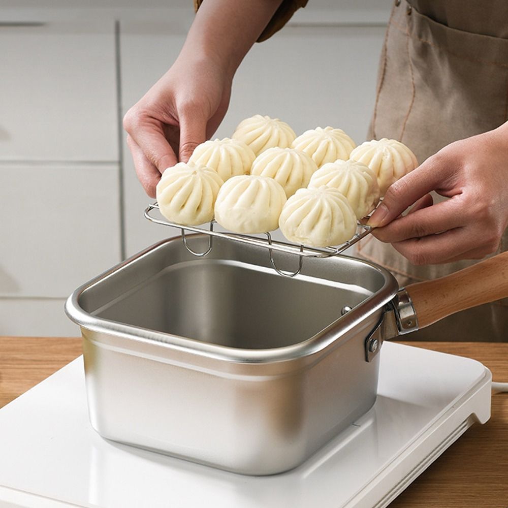 Portable Stainless Steel Fryin - đánh giá và giá Campfire Cooking Anime