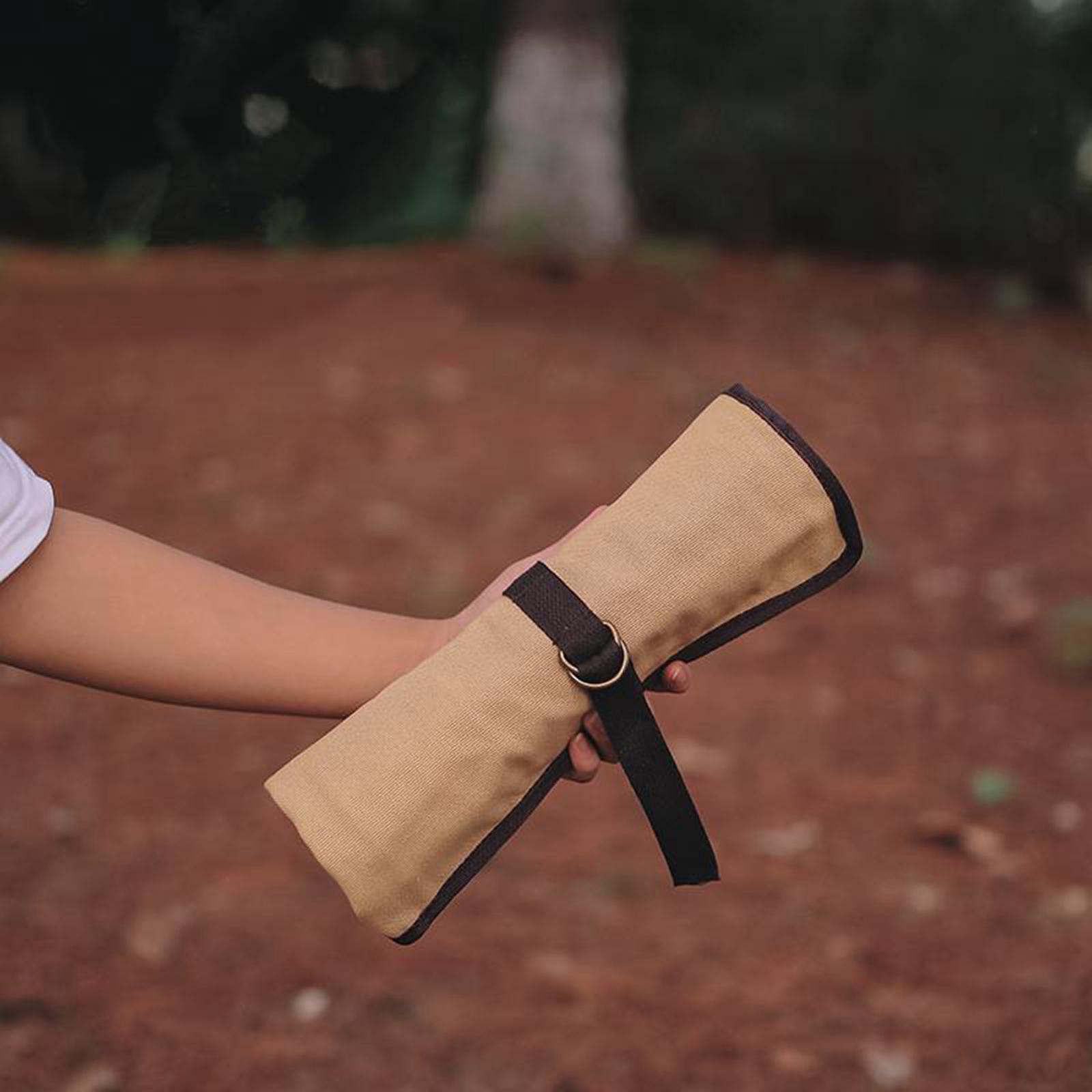 Portable Camping Utensil Roll  - đánh giá và giá Camping Cooking Utensil Holder