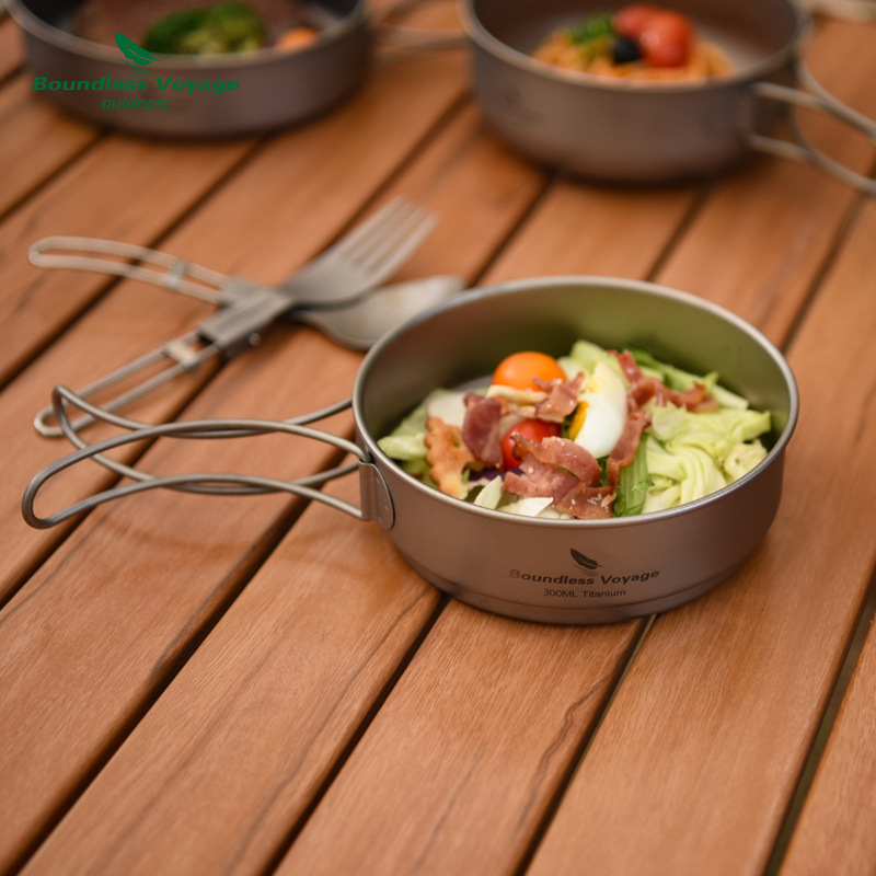 Pure Titanium Folding Handle P - đánh giá và giá Camping Cooking Frying Pan
