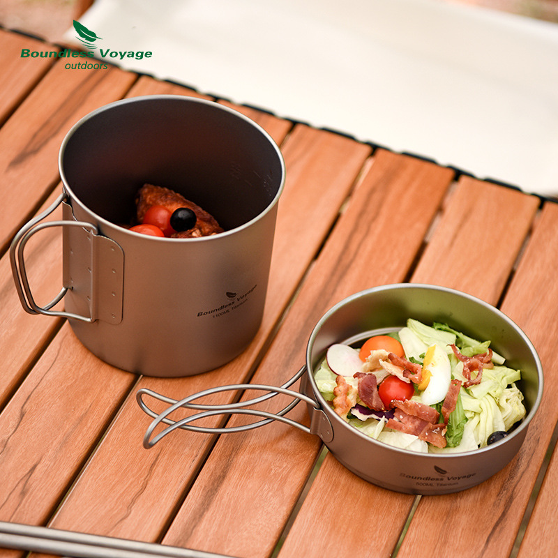 Pure Titanium Folding Handle P - đánh giá và giá Camping Cooking Frying Pan