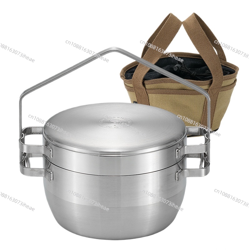 DO-25 thickened stainless stee - đánh giá và giá Camping Cooking Frying Pan