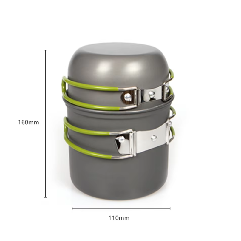Ultralight Camping Pot Set: Ca - đánh giá và giá Camping Cooking Mess Kit