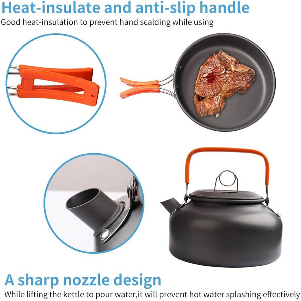 Cắm Trại Nồi Bộ Ngoài Trời Nhô - đánh giá và giá Camping Cooking Pack