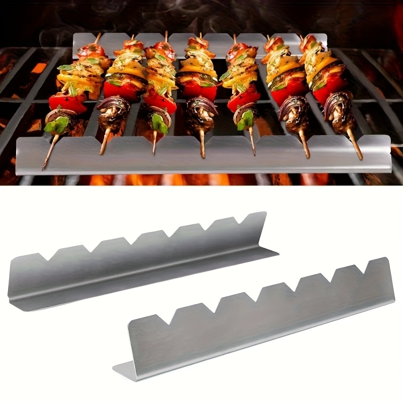 2pcs Kebab Rack Kebab Stands S - đánh giá và giá Camping Cooking Utensil Holder
