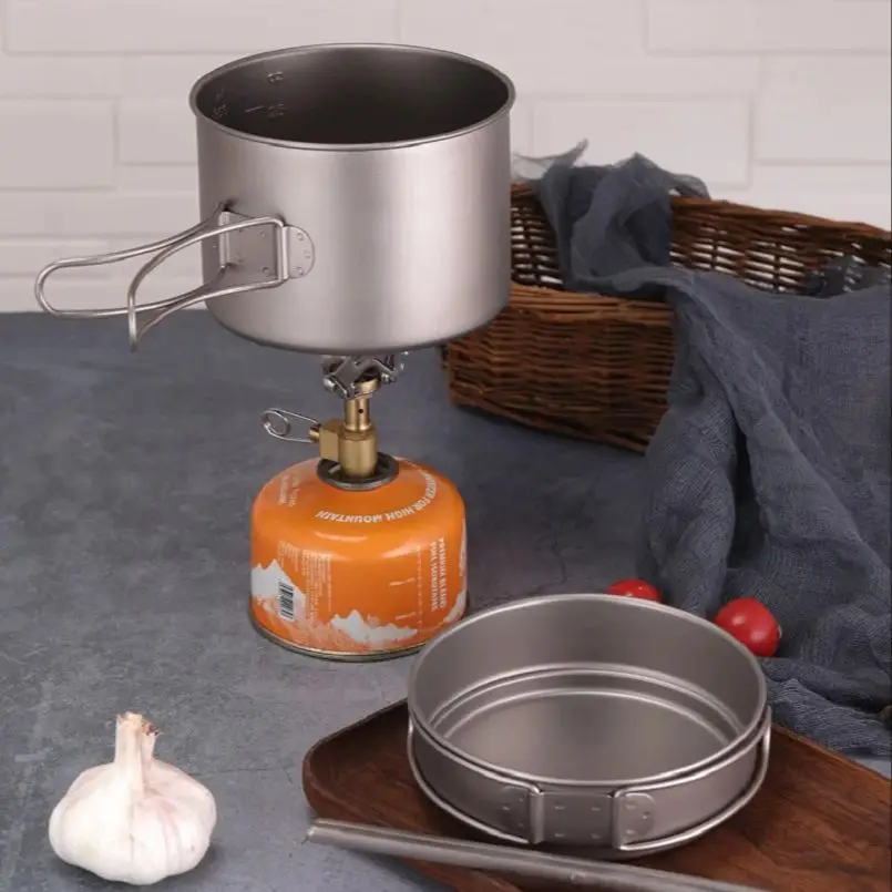 Camping Ultralight Titanium Co - đánh giá và giá Camping Cooking Frying Pan