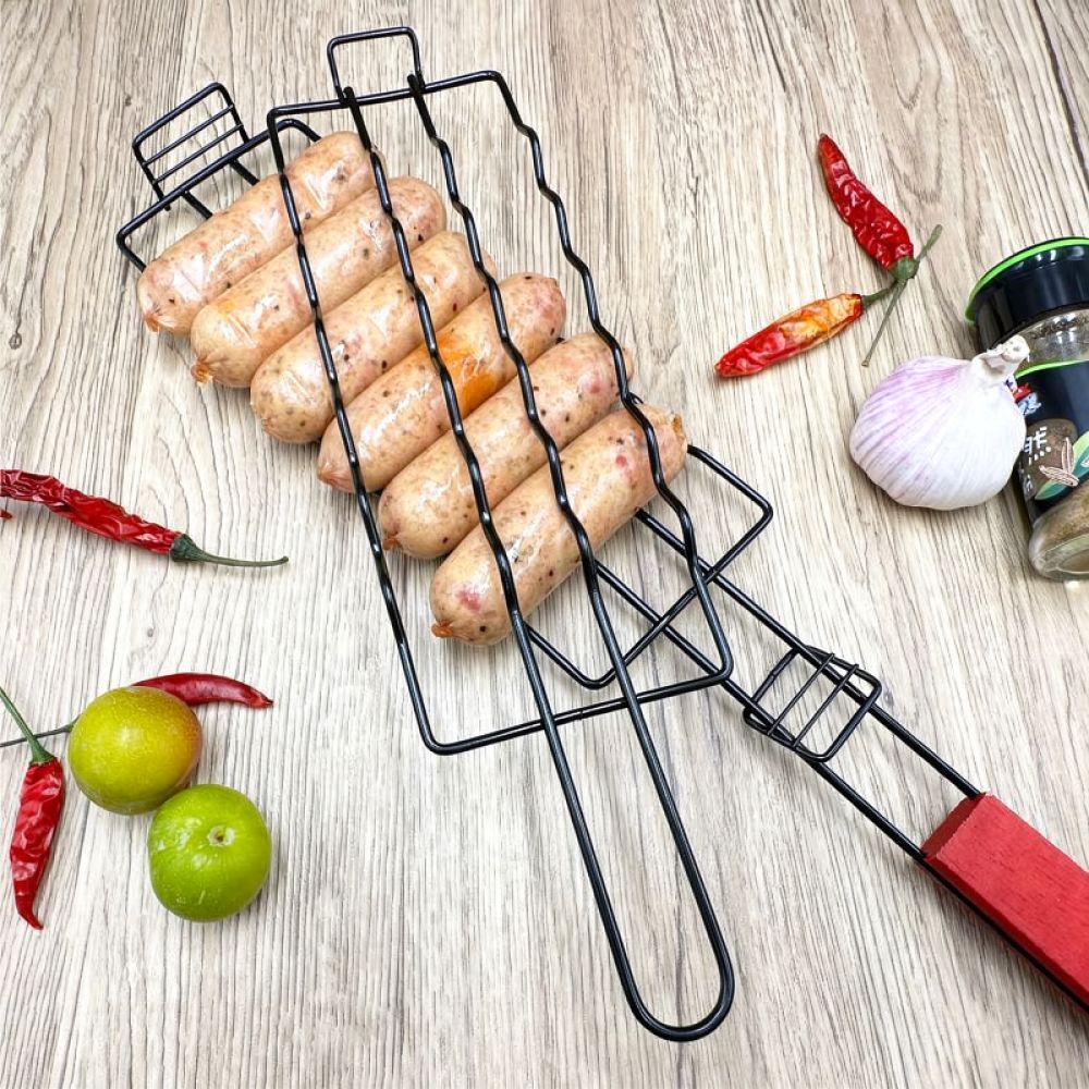 Portable BBQ Grill Mesh Holder - đánh giá và giá Camping Cooking Utensil Holder