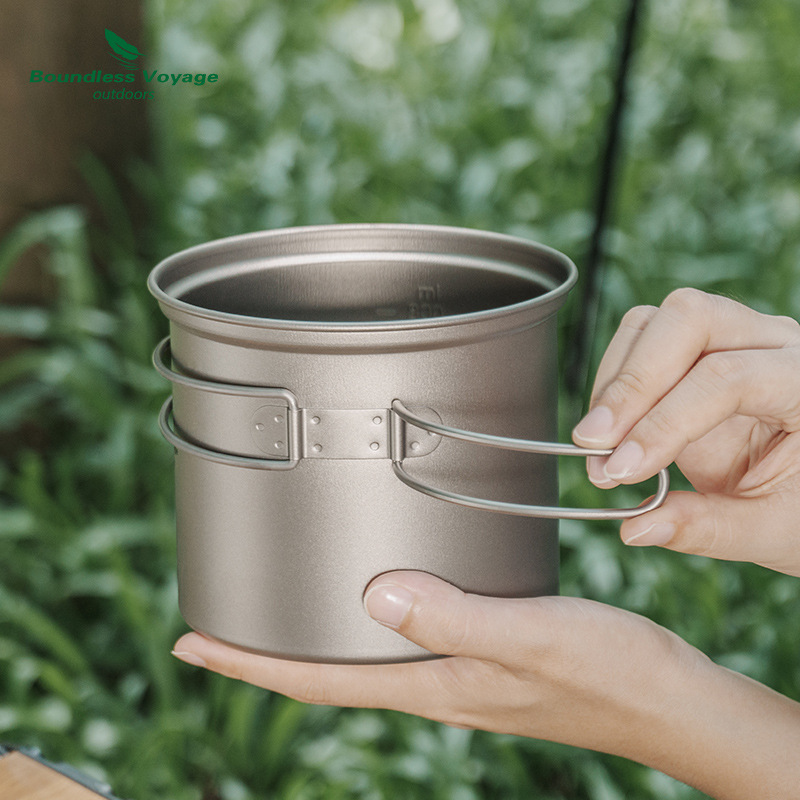Pure Titanium Folding Boiling  - đánh giá và giá Camping Cooking Frying Pan