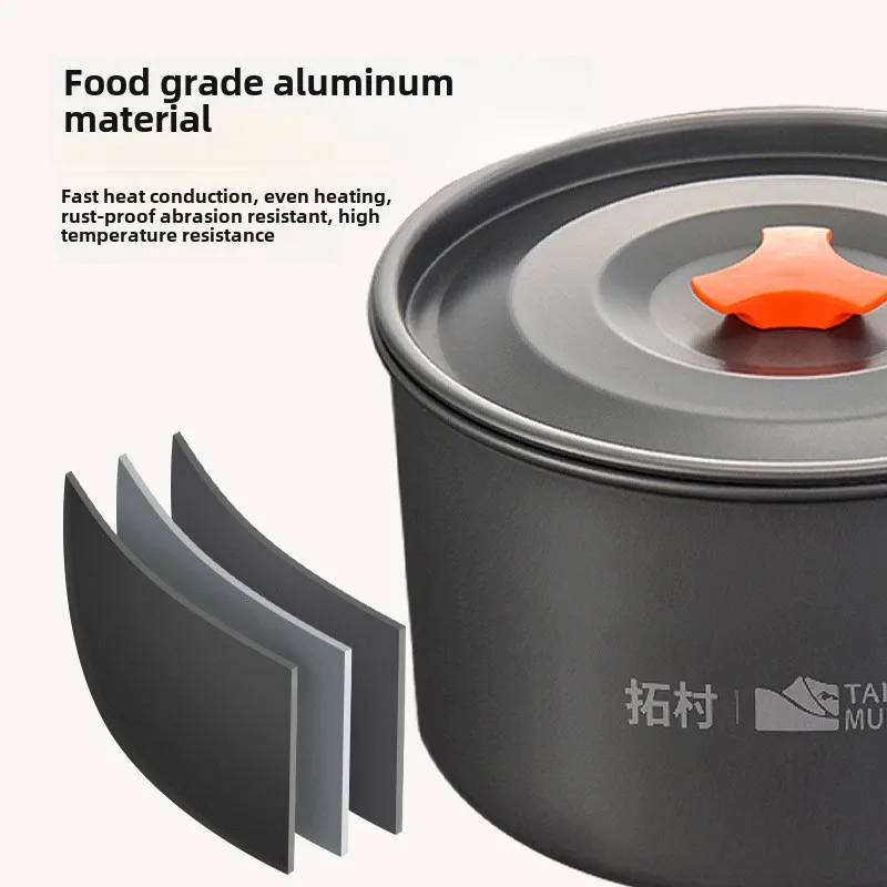 Camping Cookware Set Outdoor C - đánh giá và giá Camping Cooking Pack