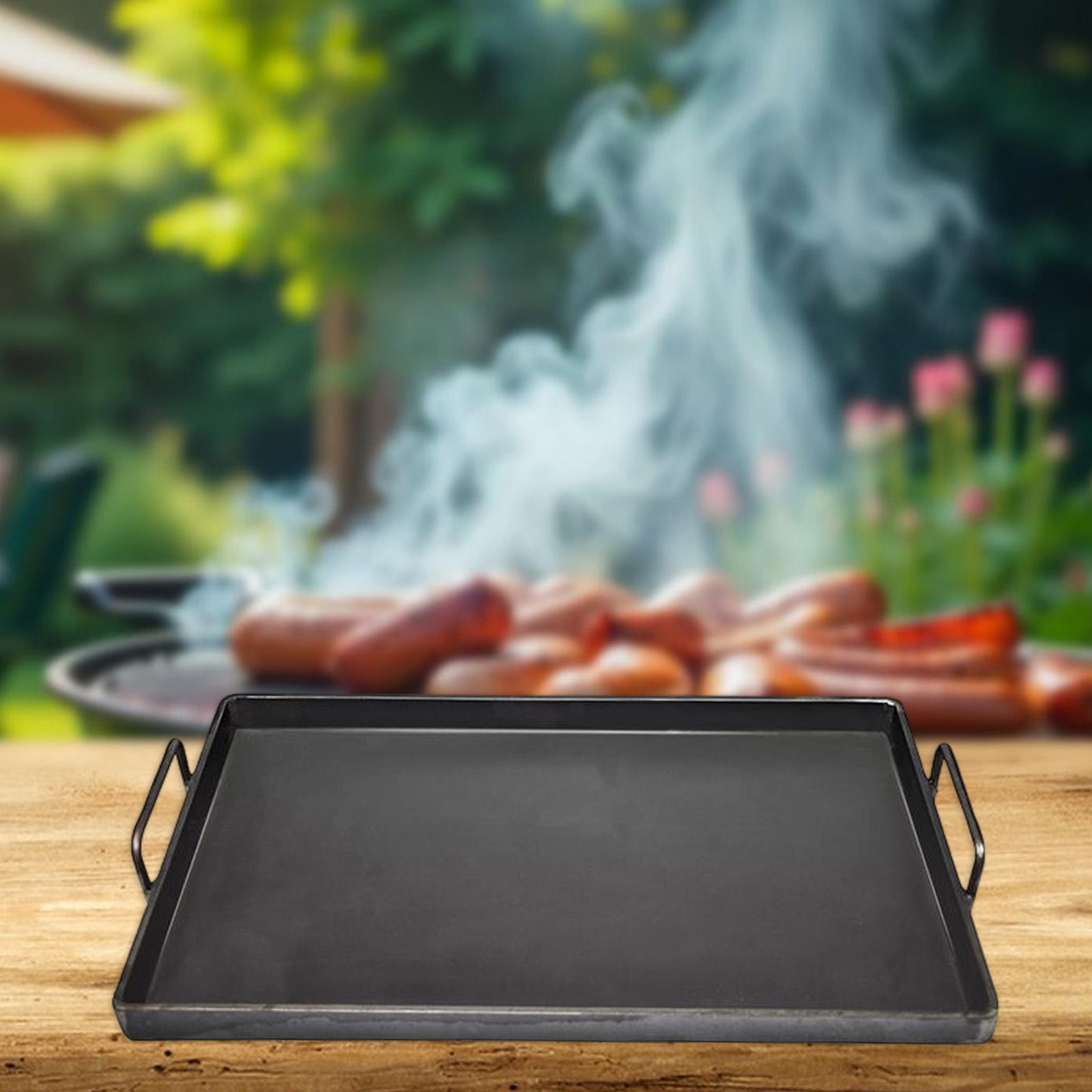 1 Pc Cast Iron Cooking Griddle - đánh giá và giá Camping Cooking Frying Pan
