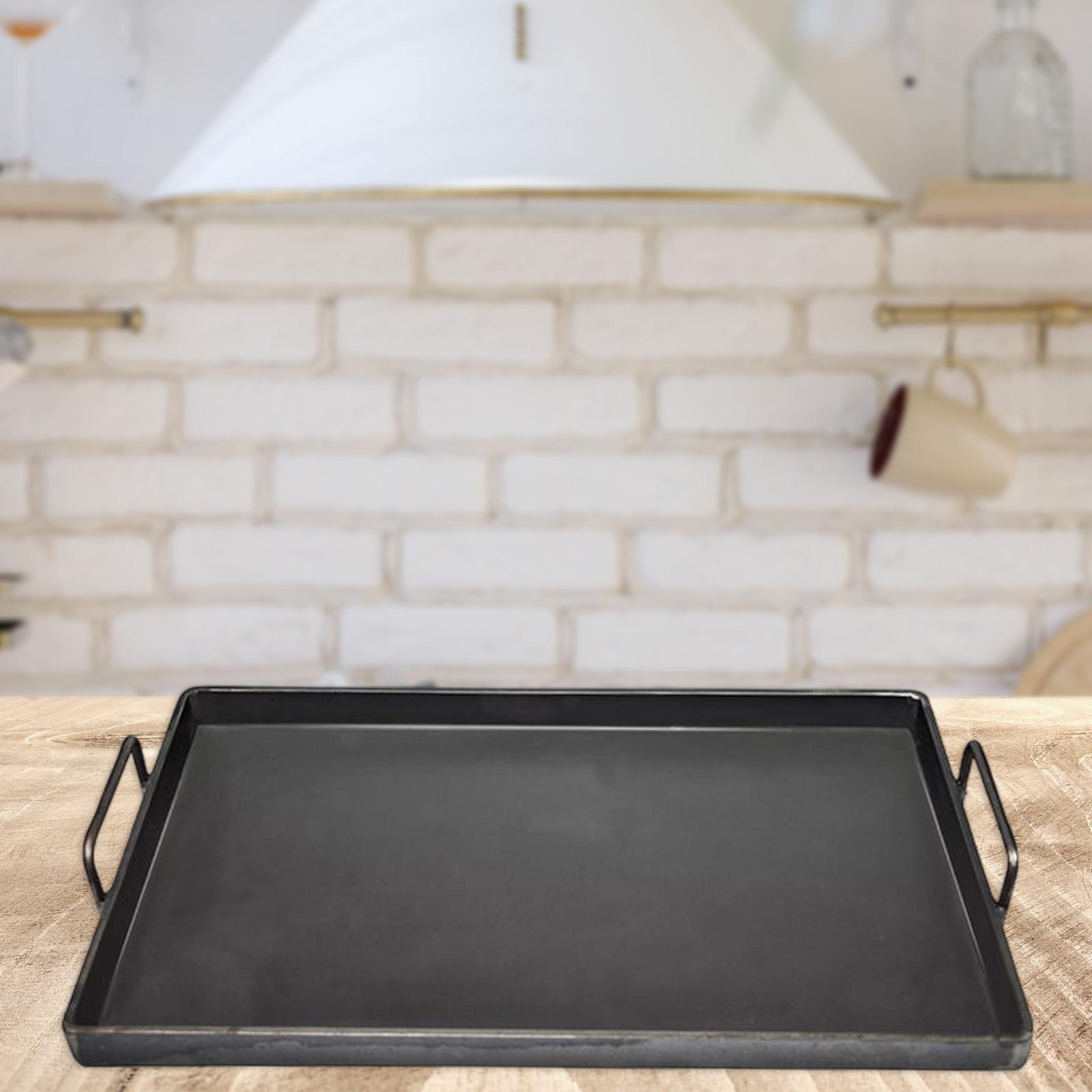 1 Pc Cast Iron Cooking Griddle - đánh giá và giá Camping Cooking Frying Pan