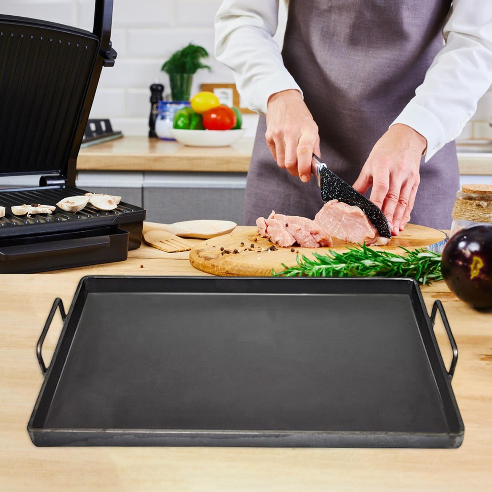 1 Pc Cast Iron Cooking Griddle - đánh giá và giá Camping Cooking Frying Pan
