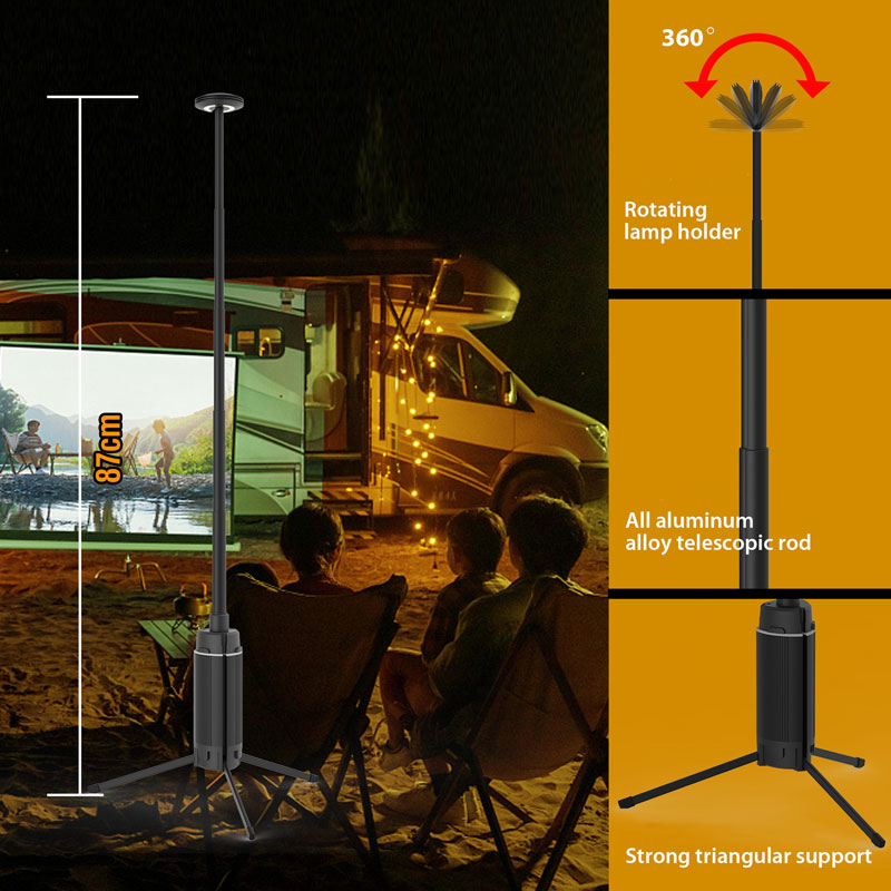 Portable Camping Lantern Teles - đánh giá và giá Camping Cooking Tripod