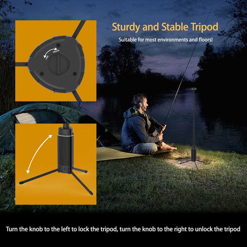 Portable Camping Lantern Teles - đánh giá và giá Camping Cooking Tripod