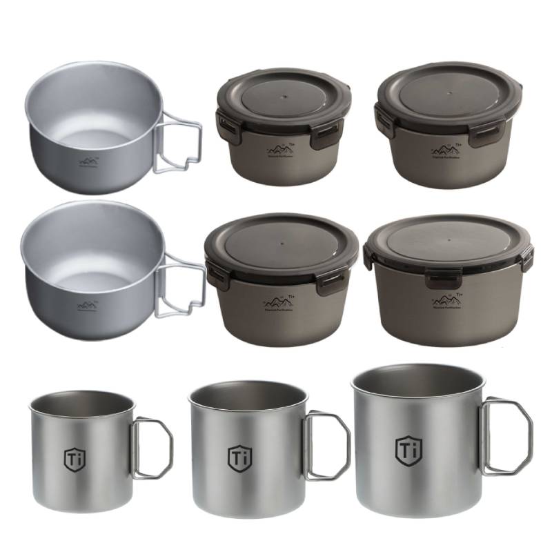 Backpacking Camping Cookware M - đánh giá và giá Camping Cooking Mess Kit
