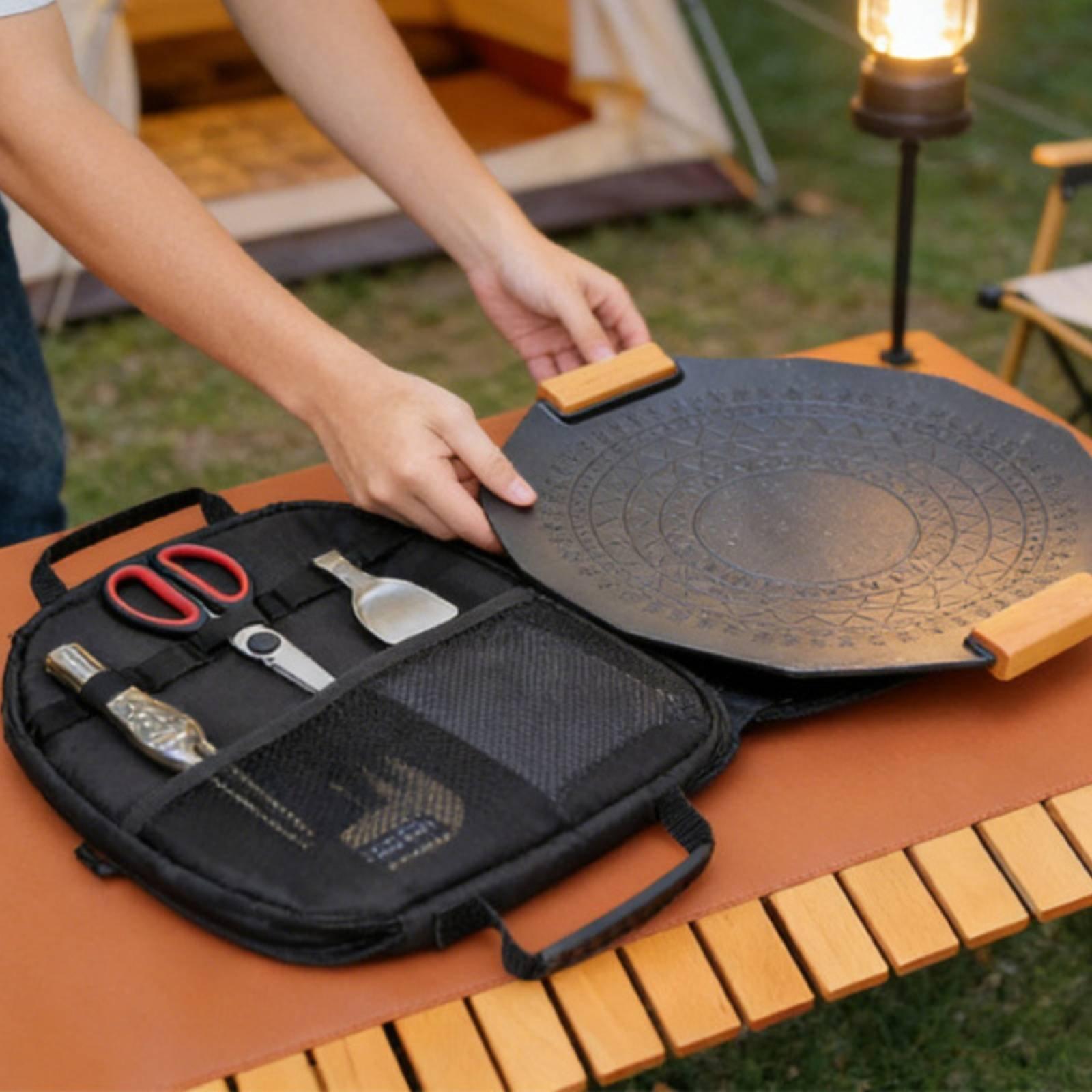 Frying Pan Storage Bag Portabl - đánh giá và giá Camping Cooking Frying Pan