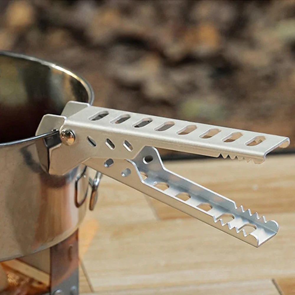 Aluminium Anti-hot Alloy Clip  - đánh giá và giá Camping Cooking Utensil Holder