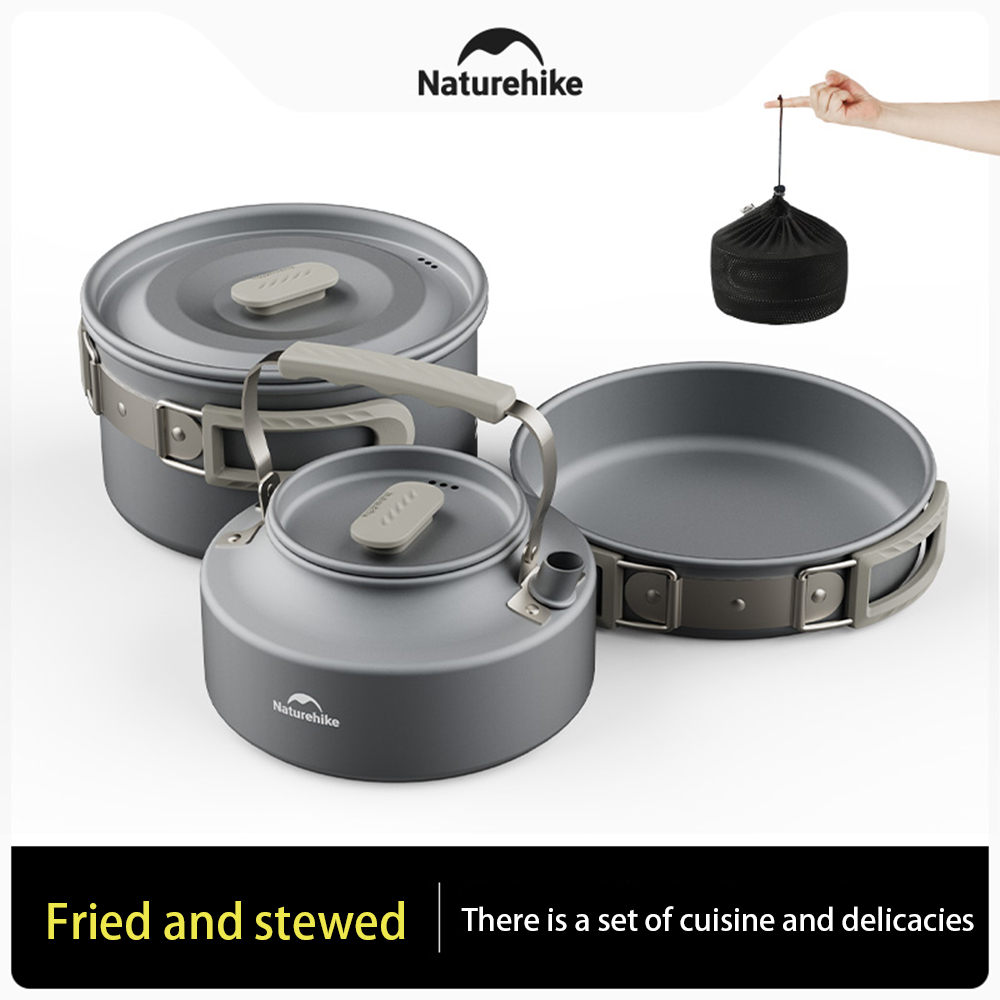 Naturehike Outdoor Pot Set,Cam - đánh giá và giá Camping Cooking Frying Pan