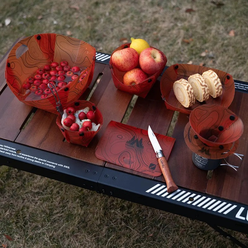 Foldable Camping Tableware Por - đánh giá và giá Camping Cooking Pack